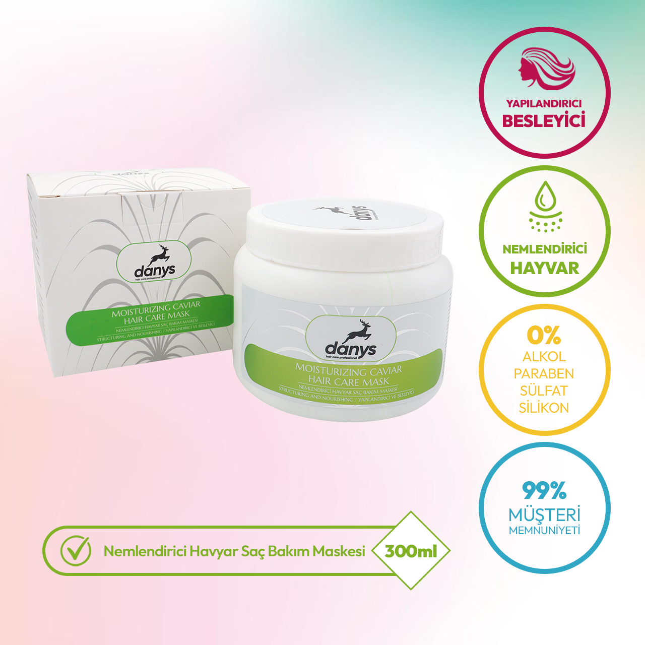 DANYS NEMLENDİRİCİ HAVYAR SAÇ BAKIM MASKESİ